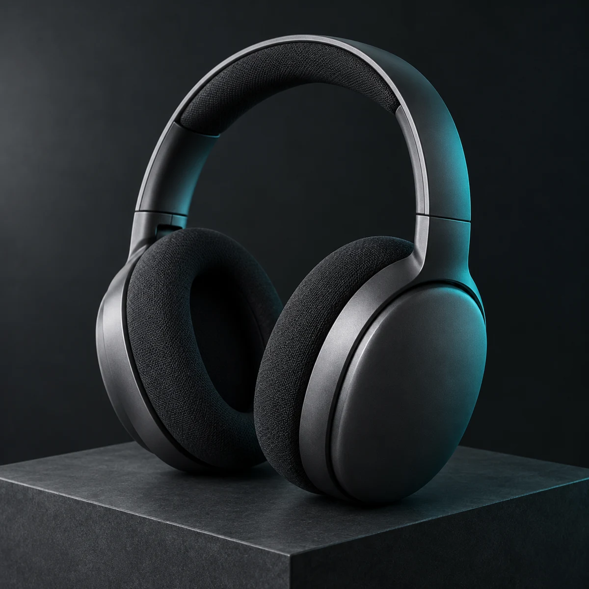 Owned fictional FORMA dark gray over-ear headphone reference