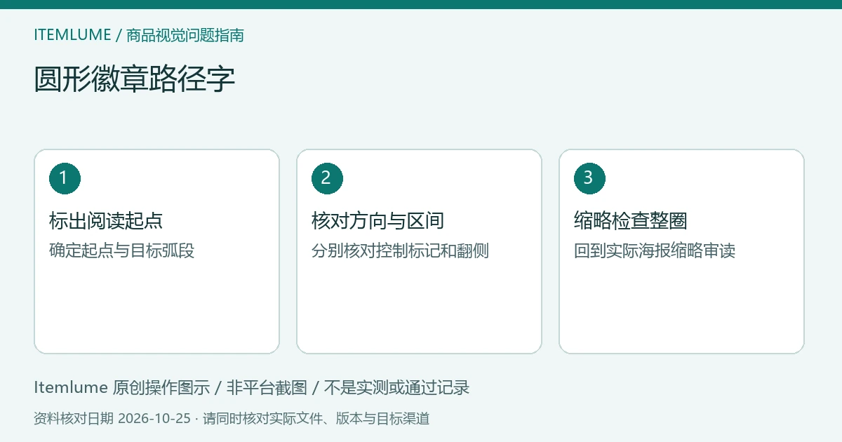三步核对图:标出阅读起点;核对方向与区间;缩略检查整圈。